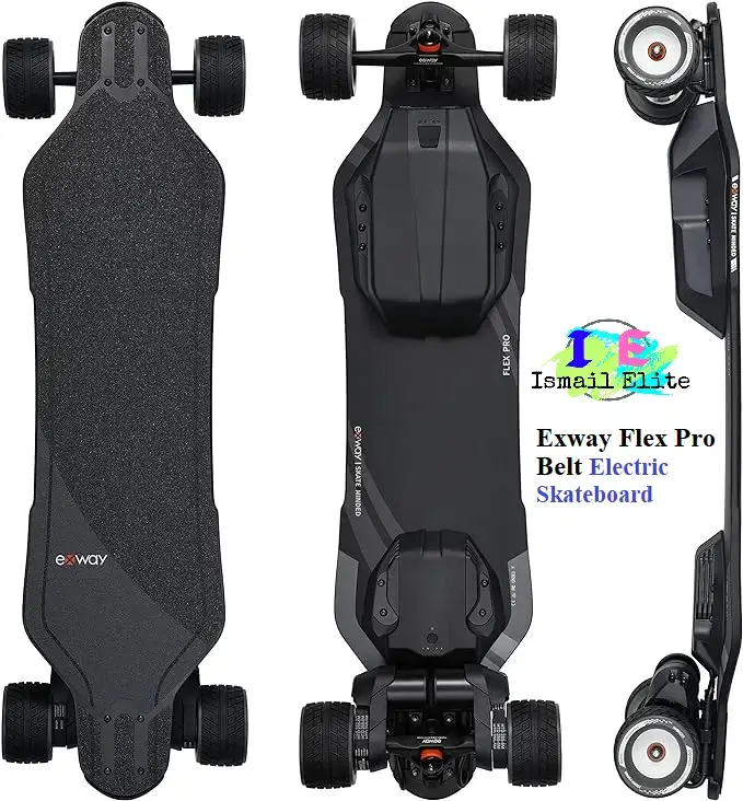 Exway Flex Pro Belt Electric Skateboard Longboard. Best Electric Skateboard