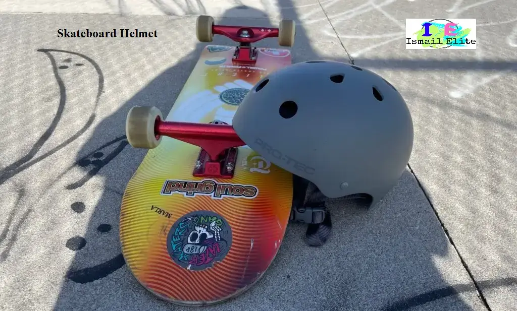 Skateboard Helmet. Helmet-and-skateboard. Essential Safety Gear for Skateboarding Beginners